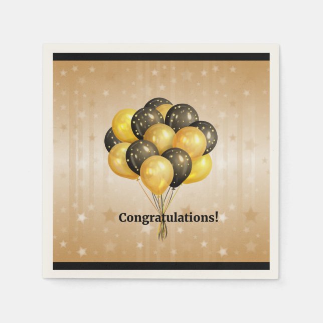 Congratulations! Celebration Napkin (Front)