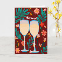 Congratulations champagne Champagne Flowers Prost