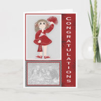 Congratulations Cheerleader Personalised