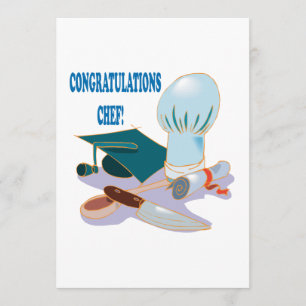 Congratulations Chef Invitation