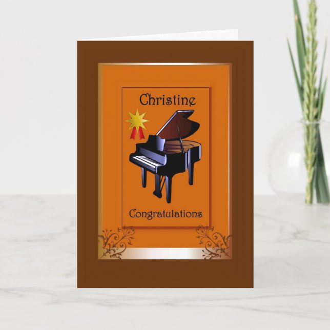 Congratulations Christine Card (Front)