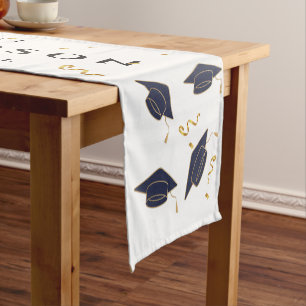 Congratulations Class of 2025 Graduation Party Short Table Runner
