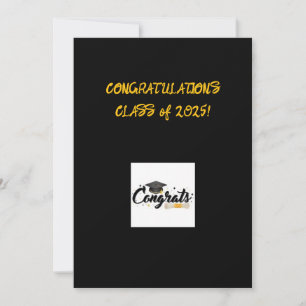 CONGRATULATIONS CLASS OF 2025! HOLIDAY CARD
