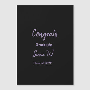 Congratulations class of add year name school col magnetic invitation