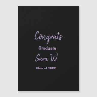 Congratulations class of add year name school col magnetic invitation