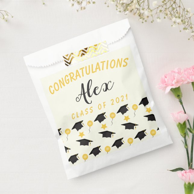 Congratulations Class Of Graduate Customise Name   Favour Bags (Sealed)