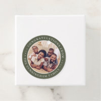 Congratulations Classic Simple Family Photo