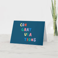 Congratulations | Colorful Whimsical Typography