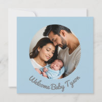 Congratulations custom baby boy blue, welcome baby