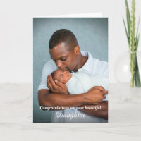 Congratulations Dad Mum New Baby Photo Custom