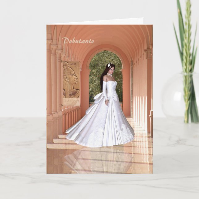 Congratulations Debutante Card (Front)