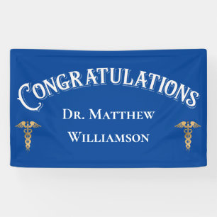 Congratulations Doctor Medical Graduation Banner