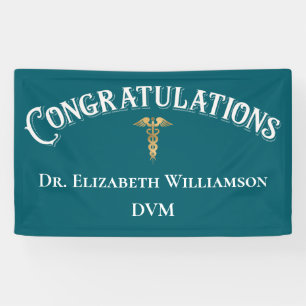 Congratulations Doctor of Veterinary Medicine DMV Banner