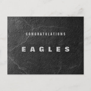 Congratulations Eagle Postcard