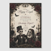 Congratulations Eternal Gothic couple wedding