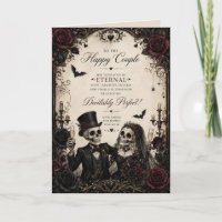 Congratulations Eternal Gothic couple wedding