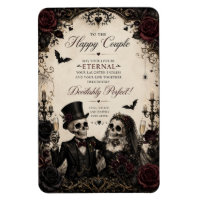 Congratulations Eternal Gothic couple wedding