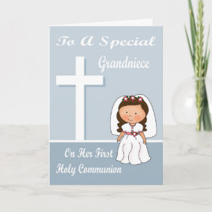 Congratulations First Communion Greeting Card