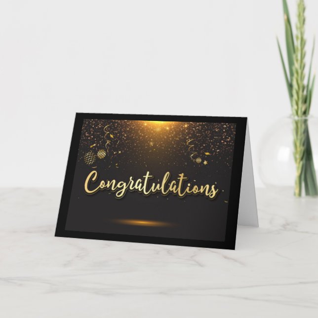 CONGRATULATIONS FOR "ANY OCCASION" CARD (Front)