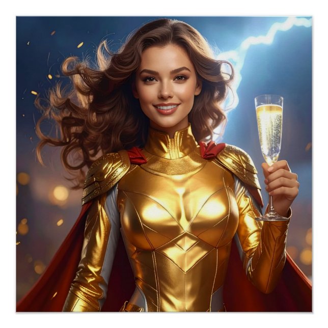 Congratulations for Birthday or Anniversary Poster (Front)