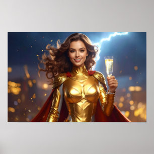 Congratulations for Birthday or Anniversary Poster