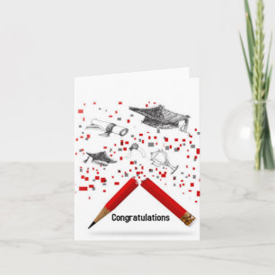 Congratulations for finished school card
