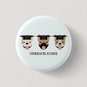 Congratulations French Bulldogs 3 Cm Round Badge