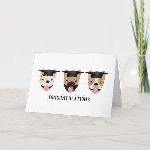 Congratulations French Bulldogs Card