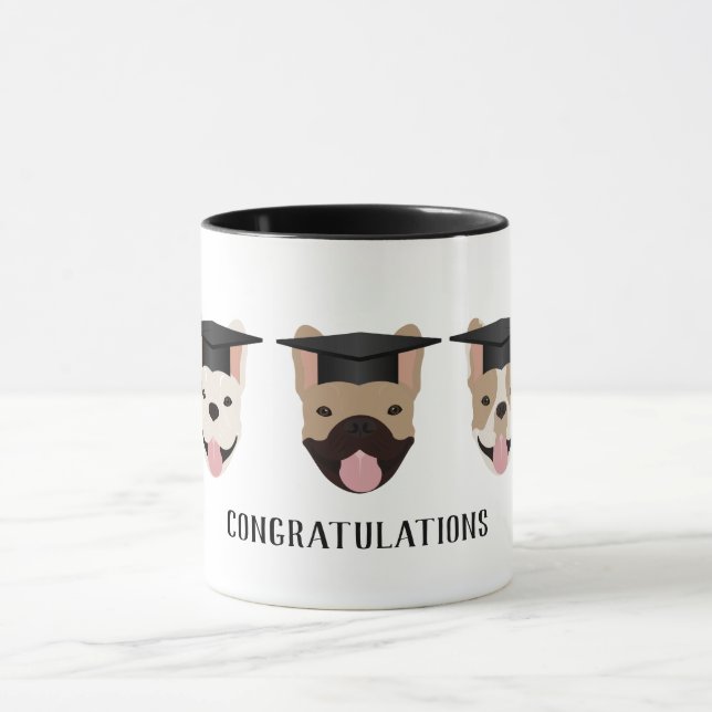 Congratulations French Bulldogs Mug (Center)