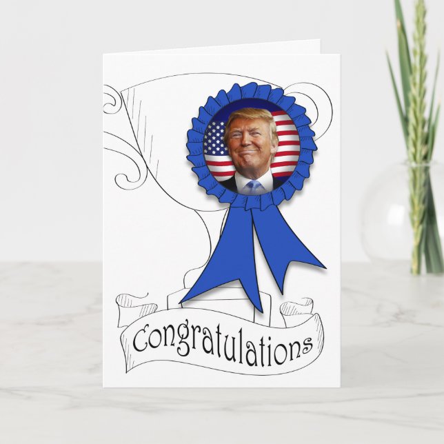 Congratulations from Trump Card (Front)