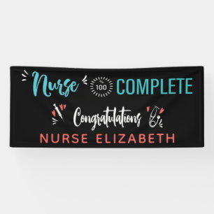 Congratulations Funny Nursing Graduation Banner