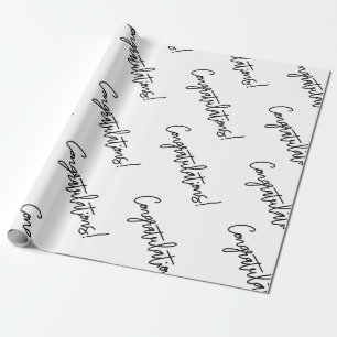 Congratulations Gift Wrap   Luxurious Weddings