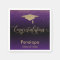 Congratulations Gold Confetti Graduation Purple