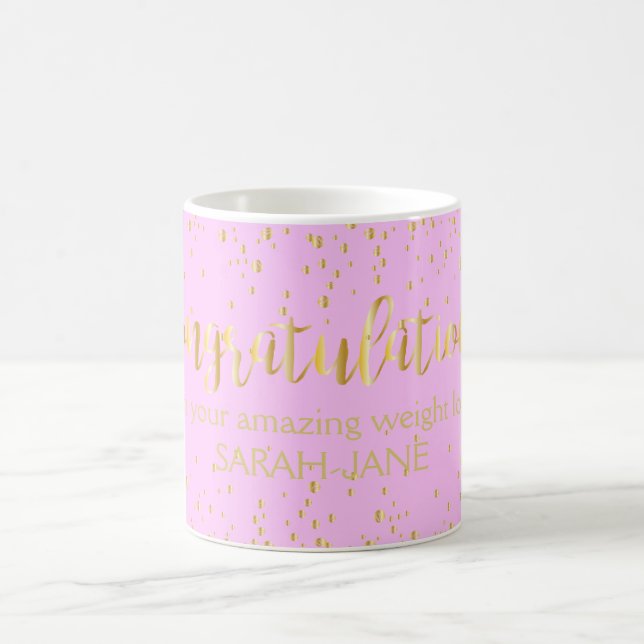 Congratulations Gold Member Diet Weight Loss Coffee Mug (Center)