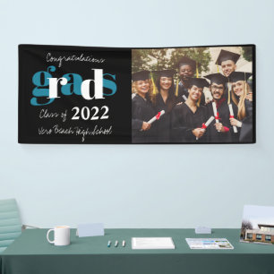 Congratulations Grads Photo Graduation Banner