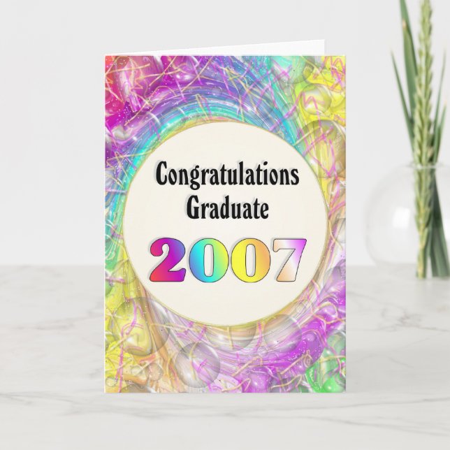 Congratulations Graduate 2007 Card (Front)