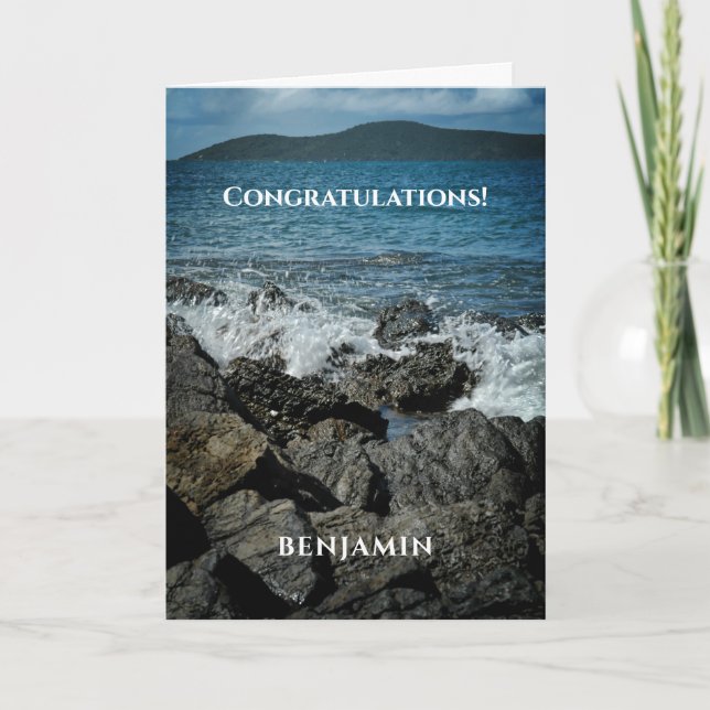 Congratulations Graduate Achievement Personalise Card (Front)