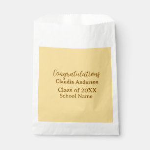 Congratulations graduate add school name simple mo favour bags