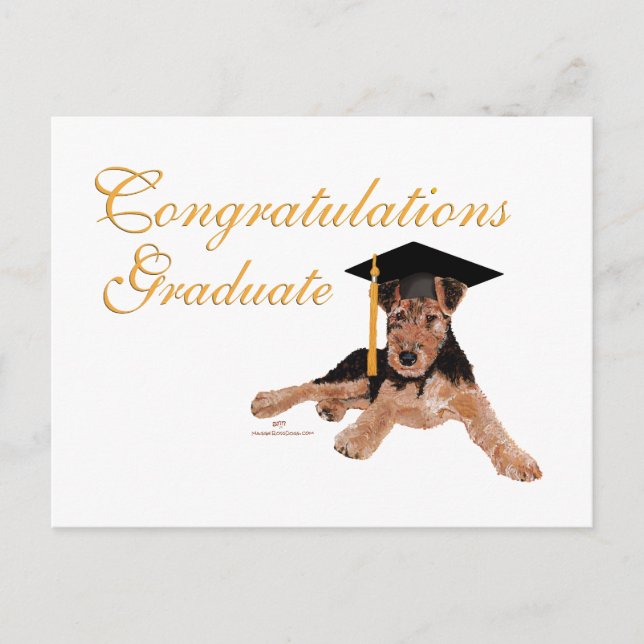 Congratulations Graduate Announcement Postcard (Front)
