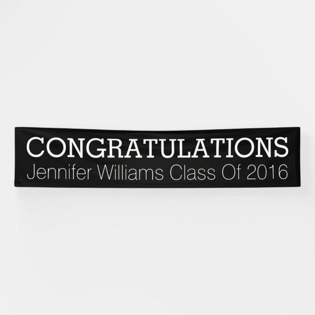 Congratulations Graduate Banner (Horizontal)