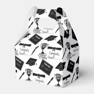 Congratulations Graduate Cap and Diploma Collage Favour Box