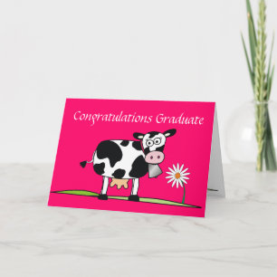 Congratulations Graduate-Cow Card
