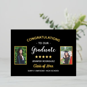 Congratulations Graduate Custom 2 Photo Graduation