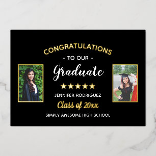 Congratulations Graduate Custom 2 Photo Graduation