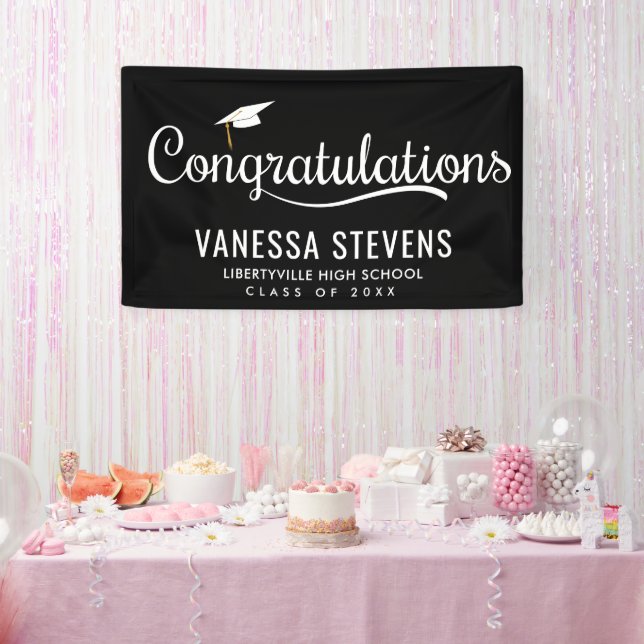 Congratulations Graduate Graduation  Banner (Party)