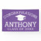 Congratulations Graduate Graduation Cap Purple