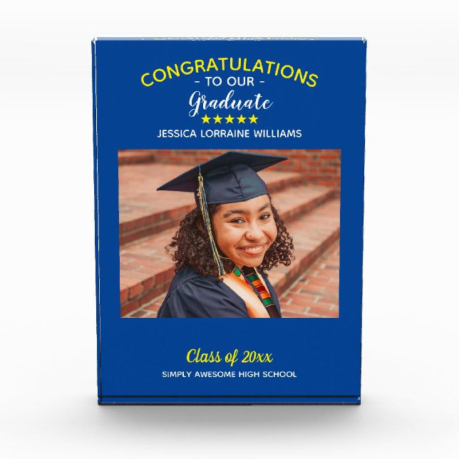 Congratulations Graduate Graduation Custom Photo (Front)