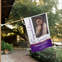 Congratulations Graduate Graduation House Flag
