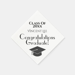 Congratulations Graduate Graduation Party Napkins