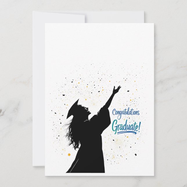 Congratulations Graduate: Happy Graduation Card (Front)